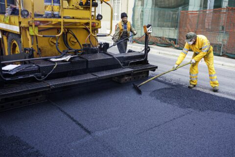 Alloa Road Surface Dressing