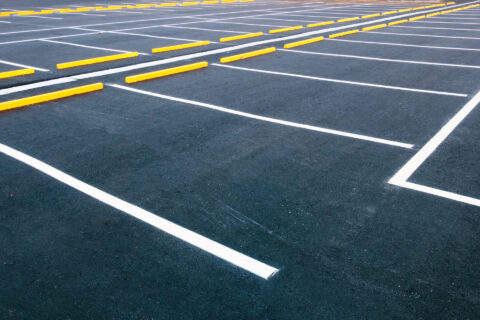 Banff Car Park Bay Line Marking