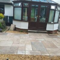 Indian sandstone patio Scotland